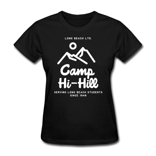 Camp Hi-Hill Retro | Women's Black Tee - black