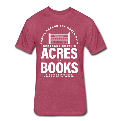 Acres of Books | Men's Tee (Multiple Colors) - heather burgundy