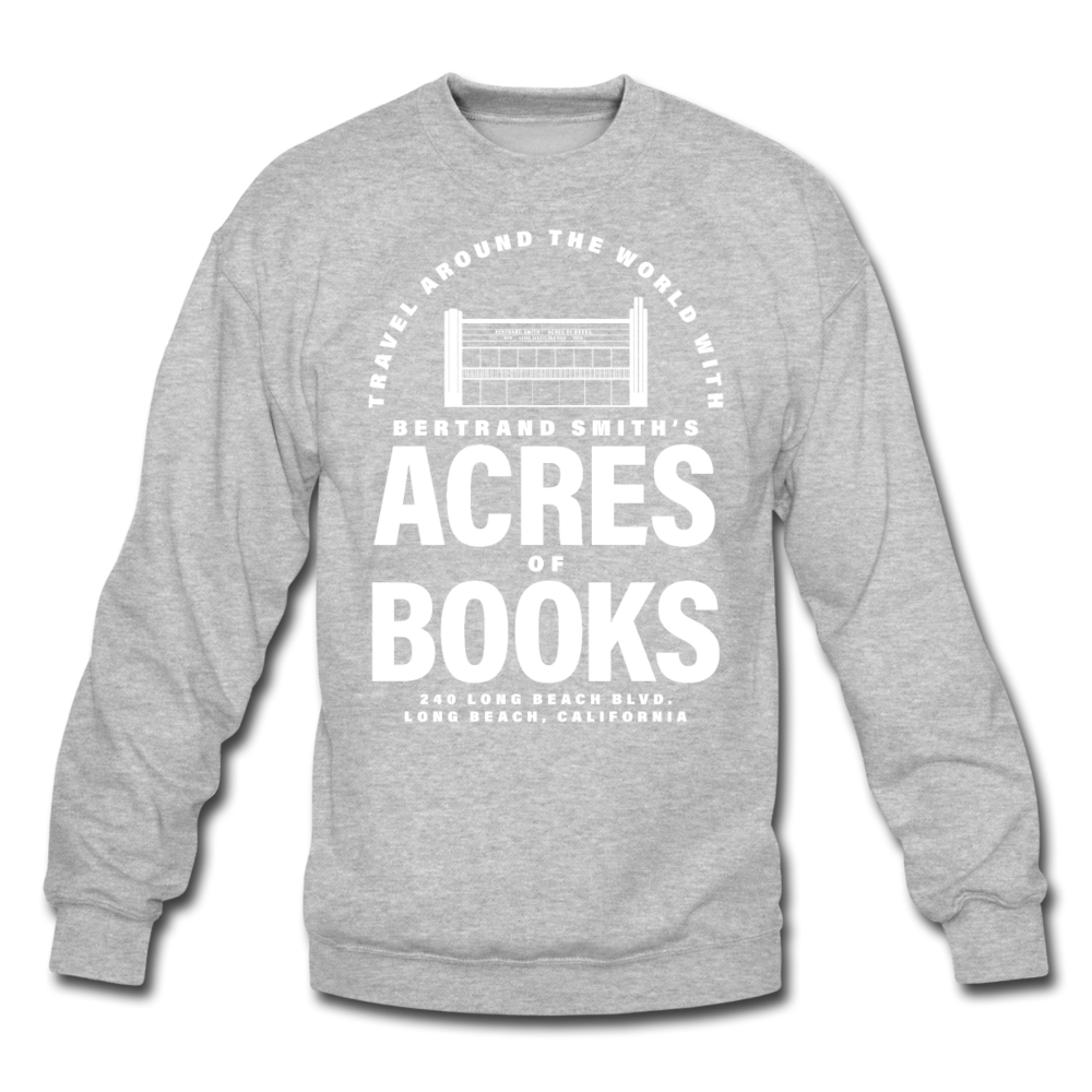 Acres of Books | Crewneck Sweatshirt (Multiple Colors) - heather gray