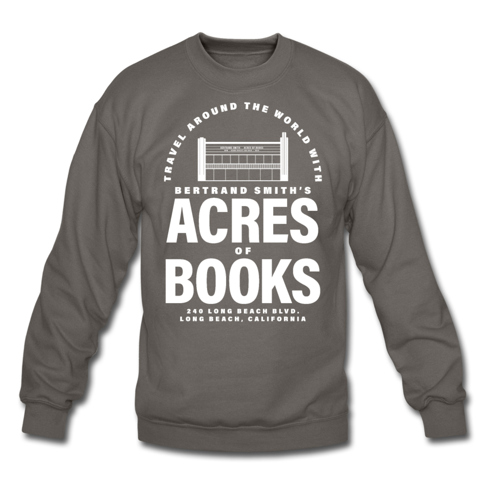 Acres of Books | Crewneck Sweatshirt (Multiple Colors) - asphalt gray