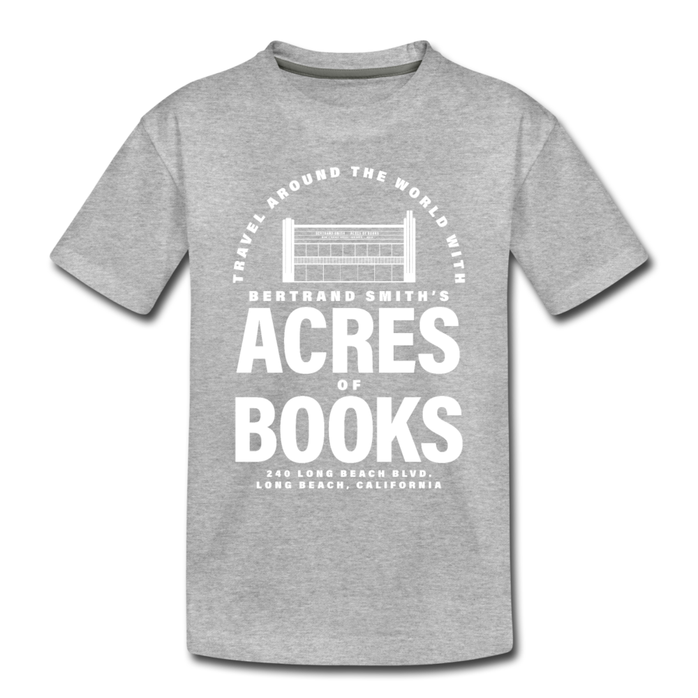 Acres of Books | Toddler Tee (Multiple Colors) - heather gray