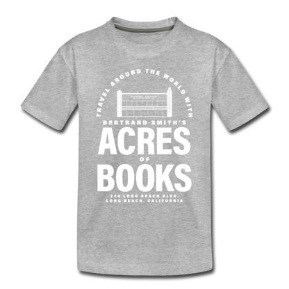 Acres of Books | Toddler Tee (Multiple Colors) - heather gray