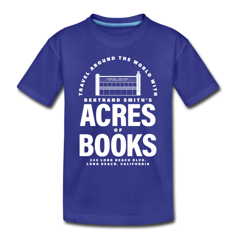 Acres of Books | Toddler Tee (Multiple Colors) - royal blue