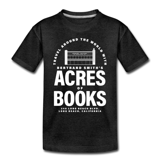 Acres of Books | Toddler Tee (Multiple Colors) - charcoal gray