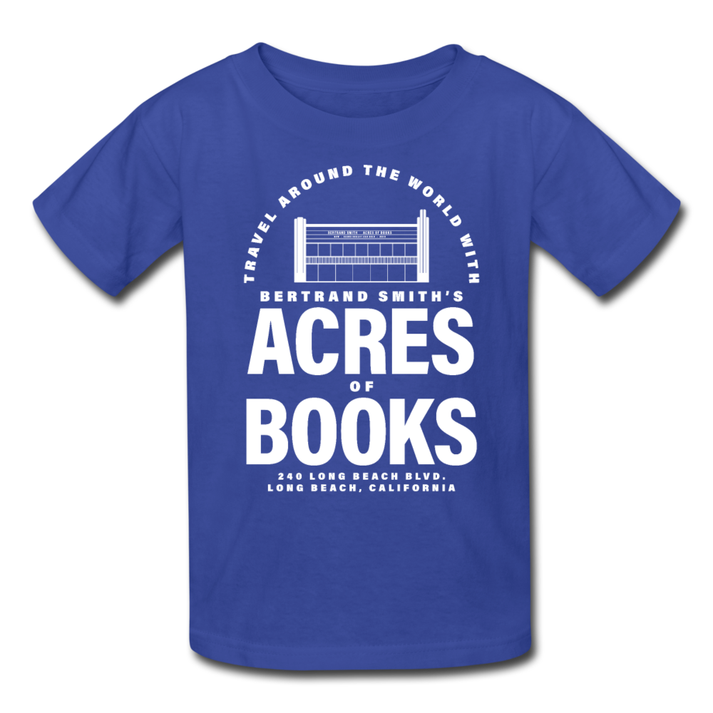 Acres of Books | Kids' Tee (Multiple Colors) - royal blue