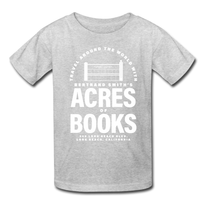 Acres of Books | Kids' Tee (Multiple Colors) - heather gray