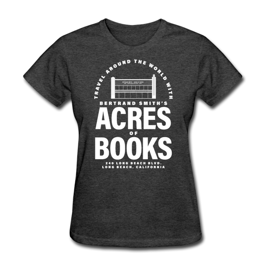 Acres of Books | Women's Tee (Multiple Colors) - heather black