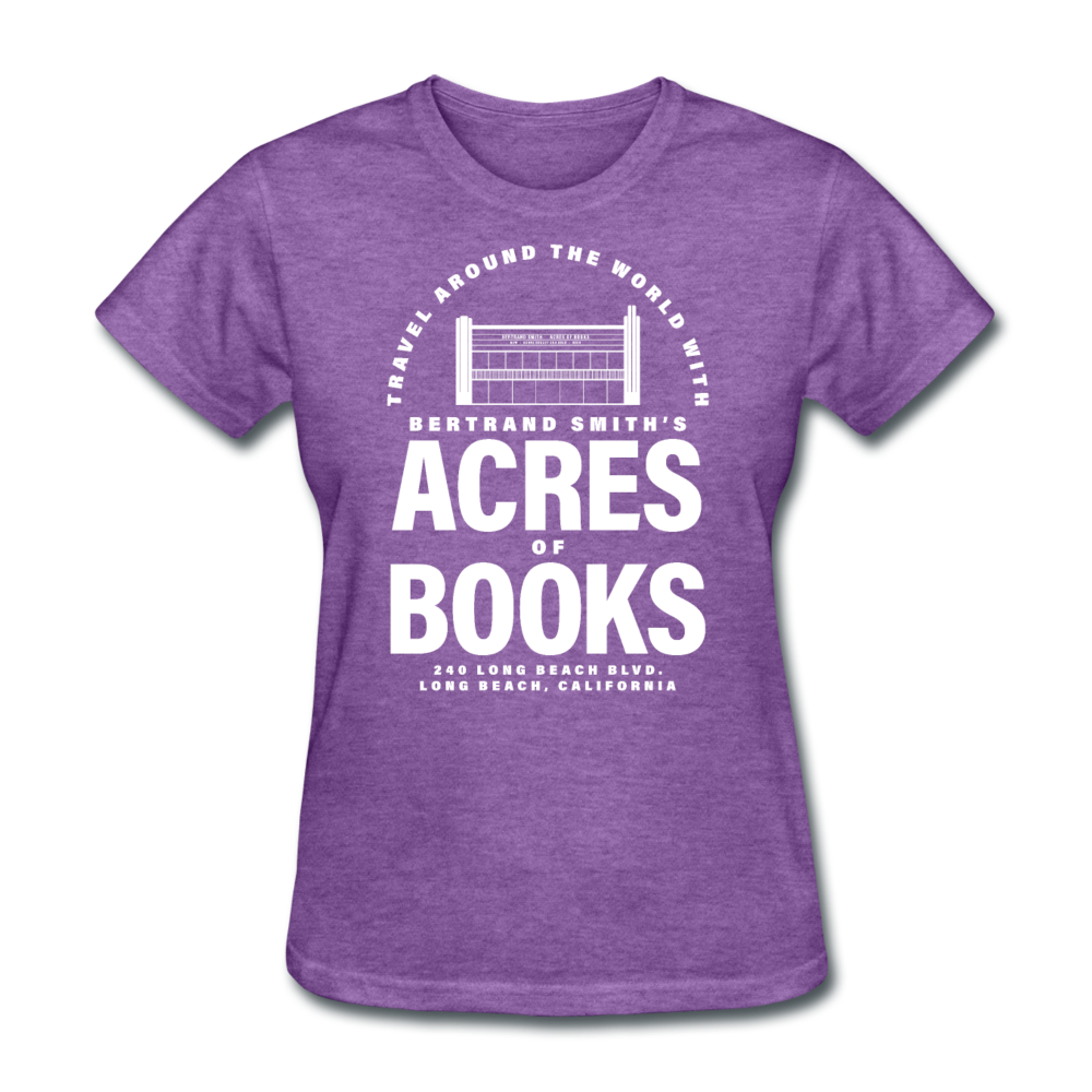 Acres of Books | Women's Tee (Multiple Colors) - purple heather