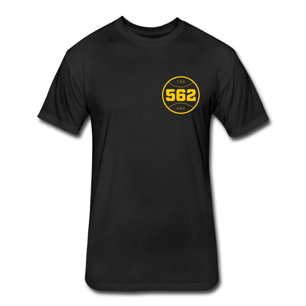 The 562 Fitted Cotton/Poly Black Tee - black