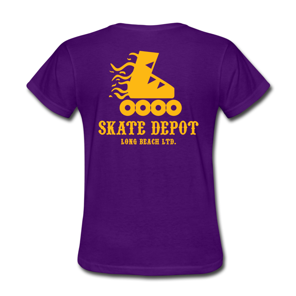 Skate Depot Classic | Women's Tee (Multiple Colors) - purple