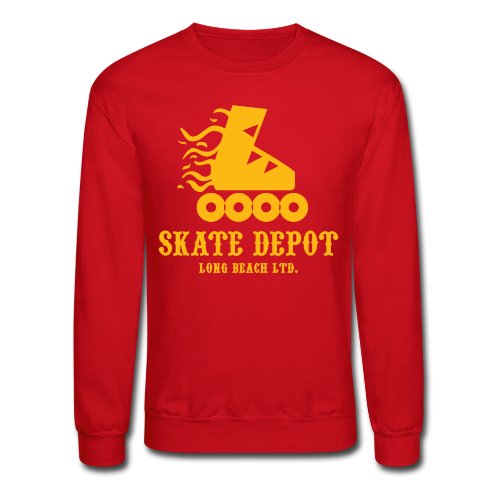 Skate Depot Classic | Crewneck Sweatshirt (Multiple Colors) - red