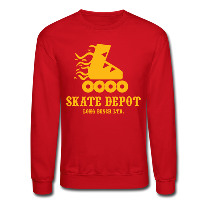 Skate Depot Classic | Crewneck Sweatshirt (Multiple Colors) - red