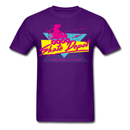 Skate Depot Retro | Men's Tee (Multiple Colors) - purple