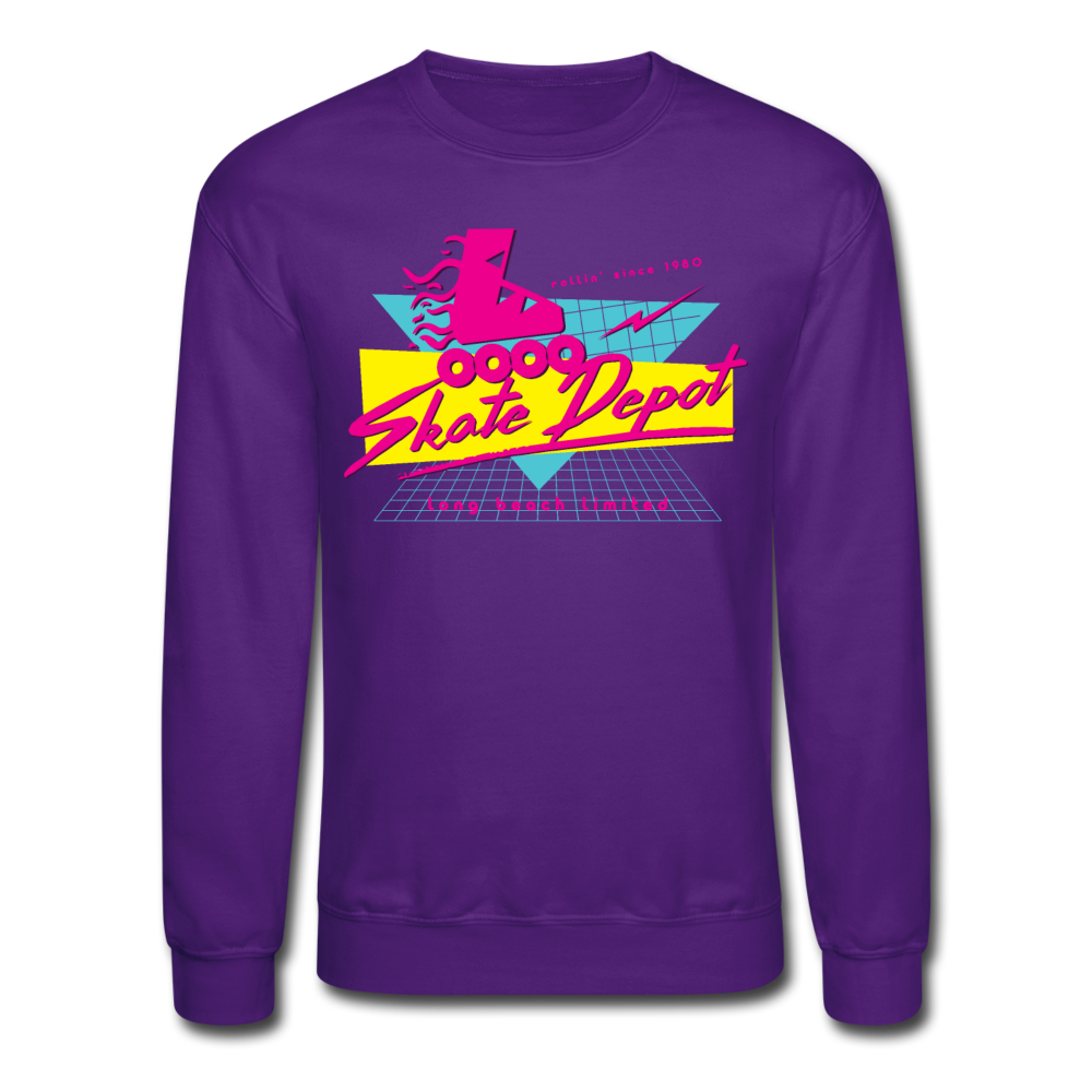 Skate Depot Retro | Crewneck Sweatshirt (Multiple Colors) - purple