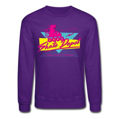 Skate Depot Retro | Crewneck Sweatshirt (Multiple Colors) - purple