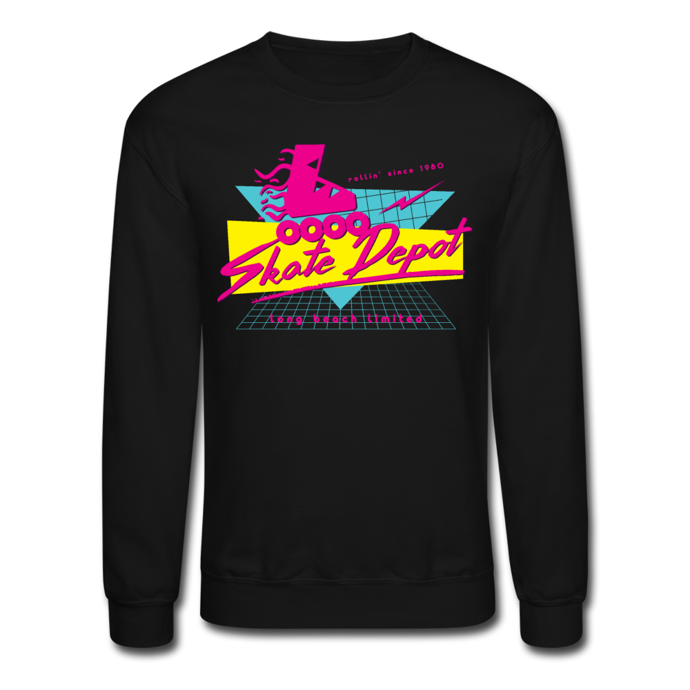 Skate Depot Retro | Crewneck Sweatshirt (Multiple Colors) - black