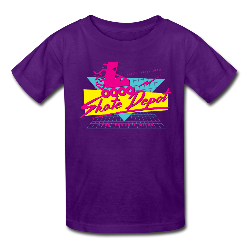 Skate Depot Retro | Kids' Tee (Multiple Colors) - purple