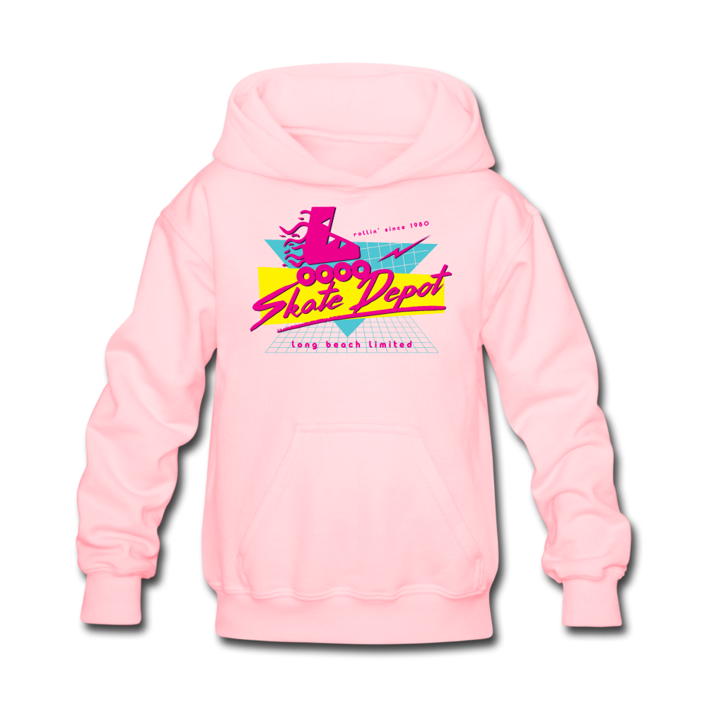 Skate Depot Retro | Kids' Hoodie (Multiple Colors) - pink