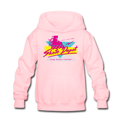 Skate Depot Retro | Kids' Hoodie (Multiple Colors) - pink
