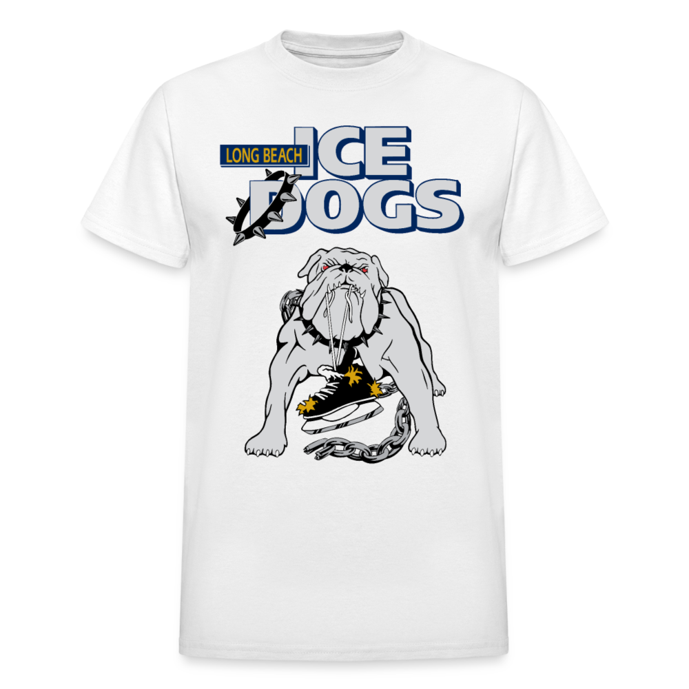 Ice Dogs Throwback | Men's White Tee - white